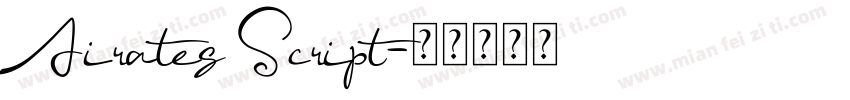 Airates Script字体转换
